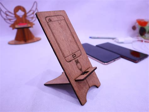 cnc machine phone stand|3mm cnc phone stand.